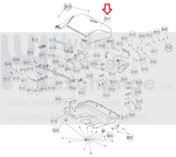 Smooth Fitness 5.45 Treadmill Motor Hood Shroud Cover 5.45‐501-hydrafitnessparts