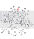 Smooth Fitness 5.45 Treadmill Top Heart Rate Hand Sensor Pulse Grip 5.45‐206-hydrafitnessparts