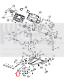 Smooth Fitness 6.25 Treadmill Storage Safety Latch Shock 6.25-43-hydrafitnessparts