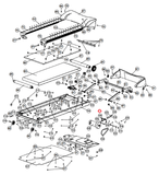 Smooth Fitness 9.25x Treadmill Chrome button Head Screw M10-1.5x 120mm 9.25X-126-hydrafitnessparts