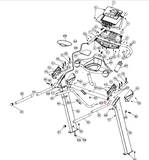 Smooth Fitness 9.25x Treadmill EKG Pulse Sensor Wire 9.25X-153-hydrafitnessparts
