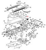 Smooth Fitness 9.25x Treadmill Front Drive Roller With Pulley 9.25X-82-hydrafitnessparts