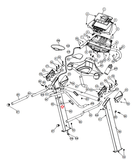 Smooth Fitness 9.25x Treadmill Heart Rate Pulse Hand sensor 9.25X-26-hydrafitnessparts