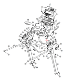 Smooth Fitness 9.25x Treadmill Right Handlebar Cover #2 9.2X-14-hydrafitnessparts