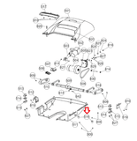 Smooth Fitness 9.45ST Motorized Treadmill Deck Rubber Cushion 9.45ST-516-hydrafitnessparts