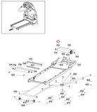 Smooth Fitness 9.45ST Treadmill Front Drive Roller 9.45ST-703-hydrafitnessparts