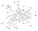 Smooth Fitness 9.45ST Treadmill Power Entry Circuit Breaker 15A 9.45ST-406-hydrafitnessparts