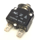 Smooth Fitness 9.45ST Treadmill Power Entry Circuit Breaker 15A 9.45ST-406-hydrafitnessparts