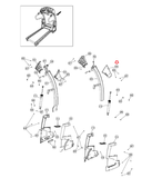 Smooth Fitness 9.45ST Treadmill Right Upright Cover 9.45ST-306-hydrafitnessparts