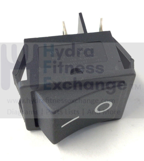 Smooth Fitness 9.65 LC Treadmill Power Entry On Off Switch 16A 9.65LCi-17-hydrafitnessparts