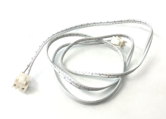 Smooth Fitness 9.65LC Treadmill Console Wire Harness White 2 Pin-hydrafitnessparts