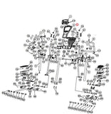 Smooth Fitness CE 7.4 Elliptical Display Console Assembly CE7.4-002-hydrafitnessparts