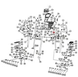 Smooth Fitness CE 7.4 Elliptical Heart Rate Pulse Grip Set and Wire CE7.4-021-hydrafitnessparts