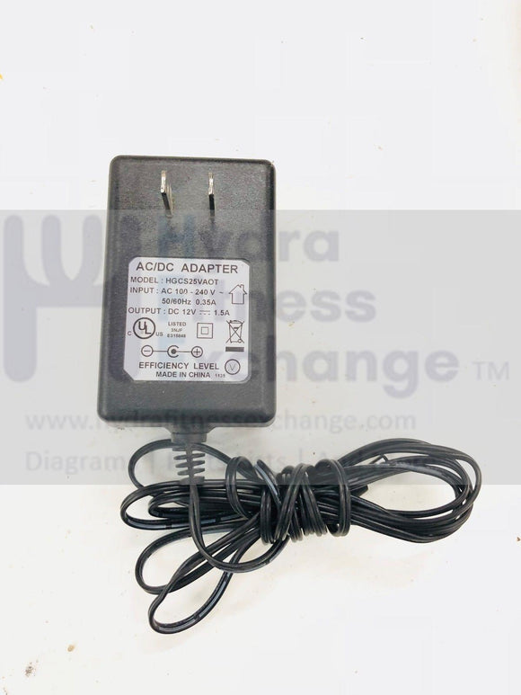 Smooth Fitness CE-7.4 Elliptical Trainer AC Adapter Power Supply HGCS25VAOT-hydrafitnessparts
