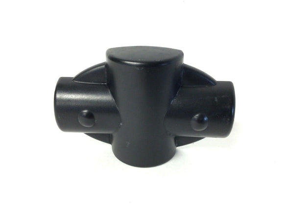 Smooth Fitness CE Elliptical Rear Center Ski Pole Pivot Covers W/ Holes 70128590-hydrafitnessparts