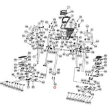 Smooth Fitness CE7.4 Elliptical Screw M10-1.5 x 45mm CE7.4-078-hydrafitnessparts