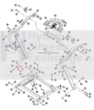 Smooth Fitness Evo Fx2m Treadmill Latch Lock FX2M-69-hydrafitnessparts