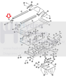 Smooth Fitness Evo Fx2m Treadmill Left Rear End Cap FX2M-04-hydrafitnessparts