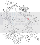 Smooth Fitness Evo Fx2m Treadmill Motion Control Hand Sensor FX2M-102-hydrafitnessparts