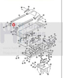 Smooth Fitness Evo Fx2m Treadmill Right Rear End Cap FX2M-03-hydrafitnessparts