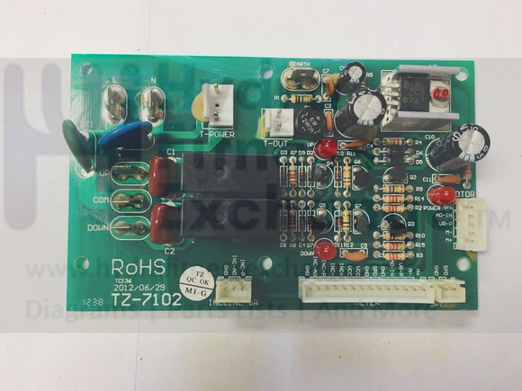 Sole E20 Elliptical Incline Control Board Lower Controller D080700 or TZ-7102-hydrafitnessparts