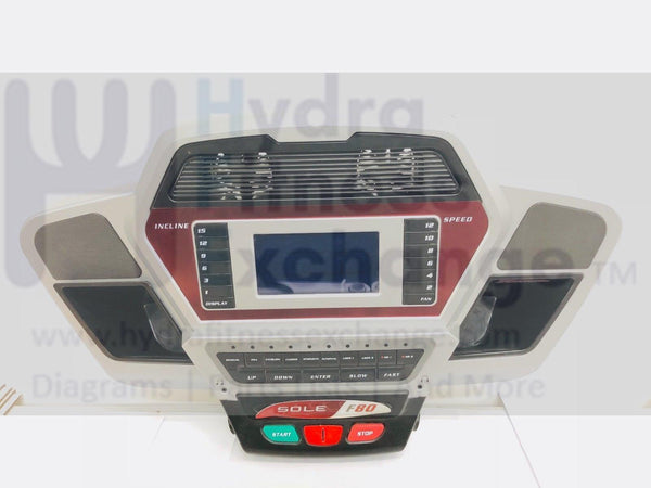 Sole F80 - Residential Treadmill Display Console YJ-51760 20100622