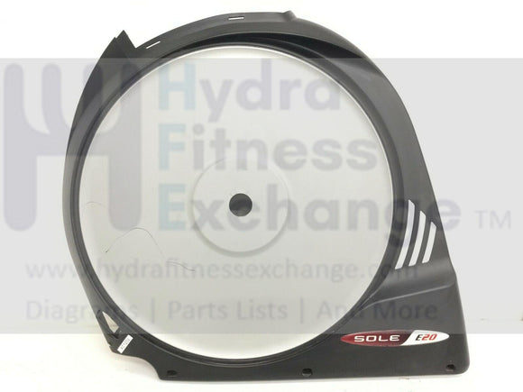 Sole Fitness E20 E25 Elliptical Left Side Case Cover P100137 or P100137-A1-hydrafitnessparts