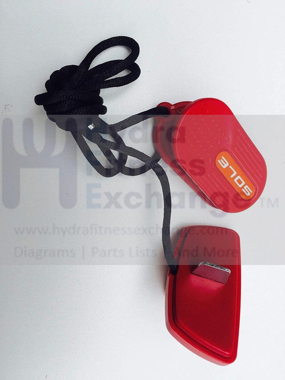 Sole Fitness F60 F80 AF83 AF85 AF63 Treadmill Trapezoidal Safety Key N100013-A5-hydrafitnessparts