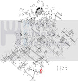 Sole Fitness F60 Treadmill Left Base Adjustment P030096-A1-hydrafitnessparts