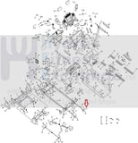 Sole Fitness F60 Treadmill Right Base Adjustment P030097-A1-hydrafitnessparts