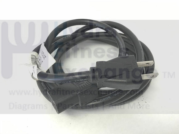 Sole Fitness F63 Treadmill Power Cord E060001-hydrafitnessparts