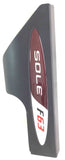Sole Fitness F65 F63 Treadmill Left Logo Cover with Decal P030058-A1-hydrafitnessparts