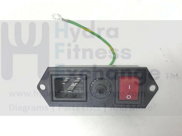 Spirit Fitness CT850 - 2014 Treadmill A.C. Input Module F030062-01-hydrafitnessparts