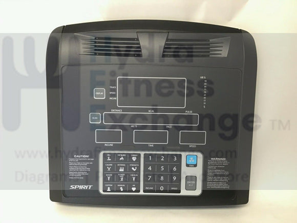 Spirit Fitness CT850 - 2014 Treadmill Display Console Assembly RZ3WT0020-20-hydrafitnessparts