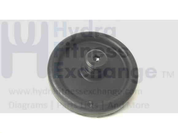 Spirit Fitness SL435 Treadmill Rear Base Wheel Transport-hydrafitnessparts