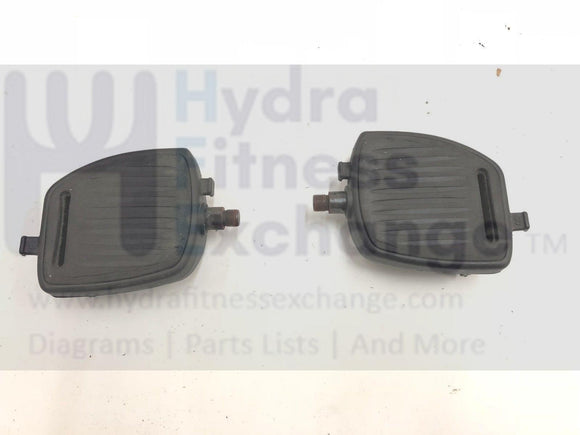 Spirit Residential Recumbent Bike Pedal Pair Set without Strap-hydrafitnessparts