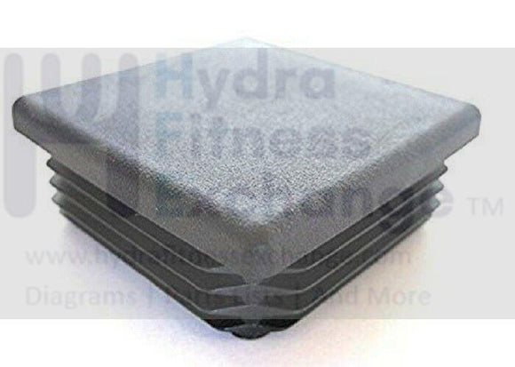 Spirit Sole Fitness F63 Treadmill Internal Rectangular Endcap P040002-A1-hydrafitnessparts