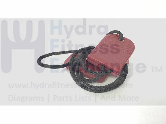 Spirit Sole Fitness F63 XT385 Treadmill Magnetic Safety Key Lanyard N100038-A5-hydrafitnessparts