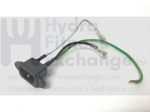 Spirit Sole Fitness Xterra Treadmill Power Entry Socket Input Module F010007-hydrafitnessparts