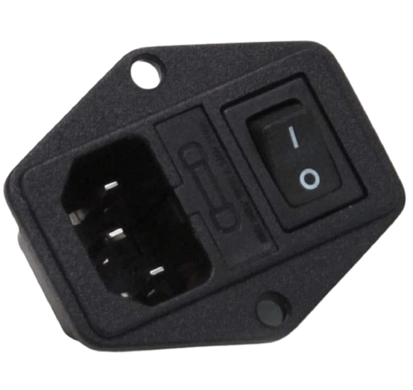 Spirit Sole Xterra Elliptical Power Entry On Off Switch Socket with Fuse F030053-hydrafitnessparts