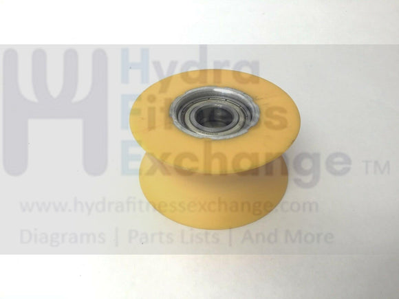 Spirit Xterra FS5.5e Fitness Elliptical Yellow Rail Roller Wheel-hydrafitnessparts