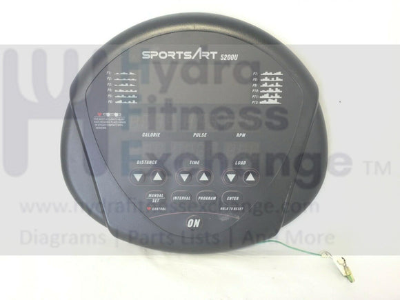 SportsArt 5200U Upright Bike Display Console Panel 5100H-1C-hydrafitnessparts