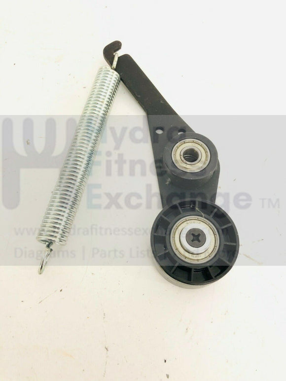 SportsArt 807P Elliptical Belt Idler Pulley with Idler Spring 805P-49-hydrafitnessparts