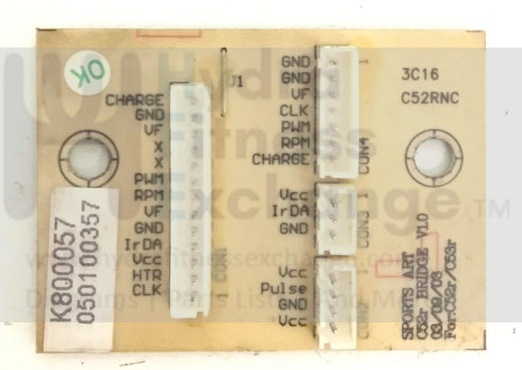 SportsArt C530R C53R Recumbent Bike Hub Board C53R-86-hydrafitnessparts