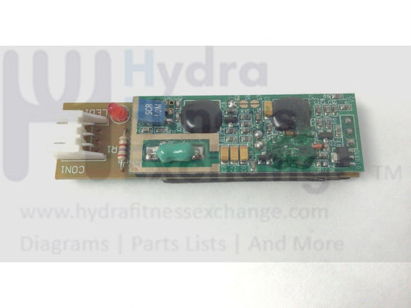 Sportsart Recumbent Bike Heart Rate Pulse Receiver Circuit Board C570R-139-hydrafitnessparts