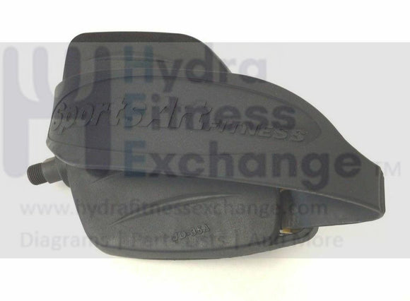Sportsart Recumbent Bike Right Foot Pedal with Strap 9/16