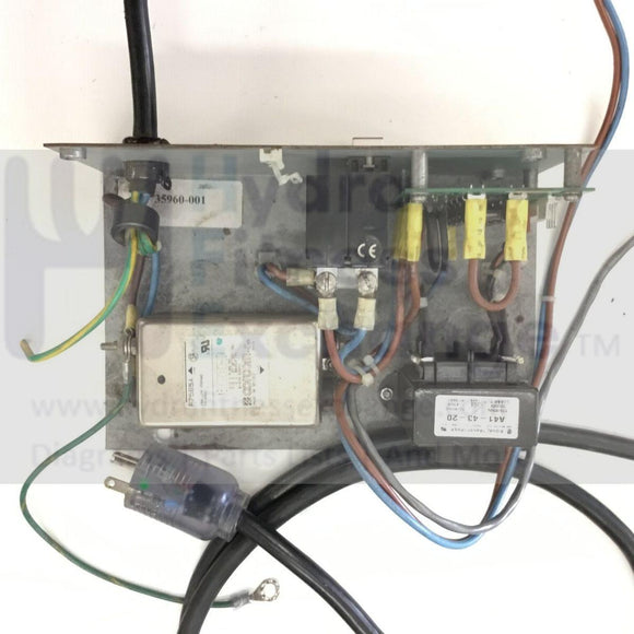 StairMaster Clubtrack Commercial Treadmill Power Input Configuration Plate 230v 35782-001-hydrafitnessparts