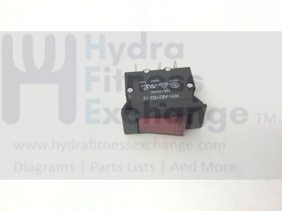 StairMaster Nautilus Residential Bowflex Treadmill Power Entry On Off Switch-hydrafitnessparts