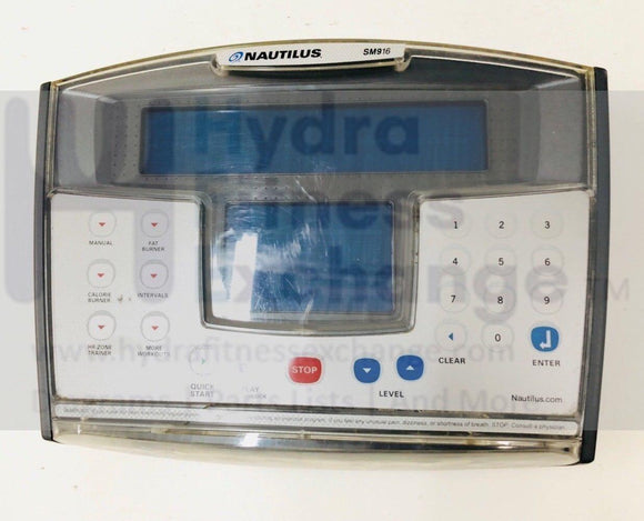 StairMaster Nautilus SM916 Stepper Stepmill Display Console Overlay + Electronics-hydrafitnessparts