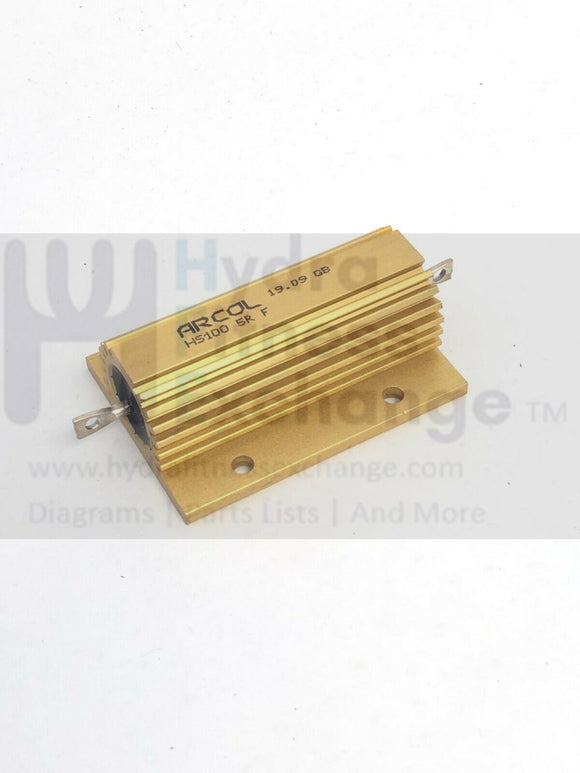 StairMaster Upright Stepper 5 Ohm 100 Watt Wirewound Resistor Vishay Dale Sub-hydrafitnessparts